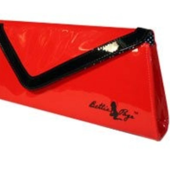 Sourpuss Handbags - Red Bettie Page Clutch